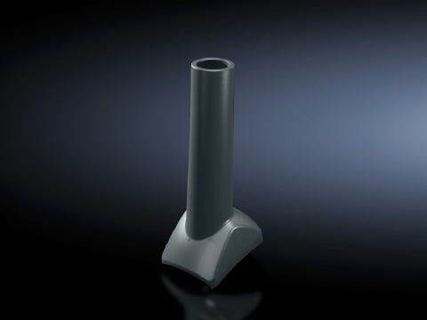 2375030 Rigid Mounting Component, For Use With Modular LED Compact Signal Pillar and Model CP 40 Enclosure Section of Support Arm System, Plastic, Graphite Gray