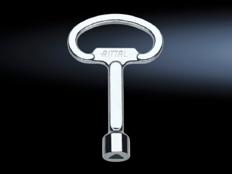 Enclosure key, 7 mm triangular