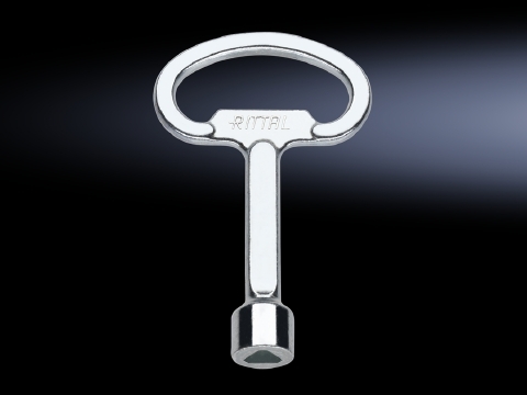 Enclosure key, 8 mm triangular