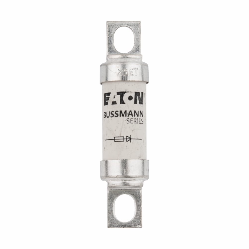 Eaton Bussmann series high speed British standard fuse, high speed, 25 A, AC 690 V, DC 500 V, BS88, 19 x 77 mm, aR, BS
