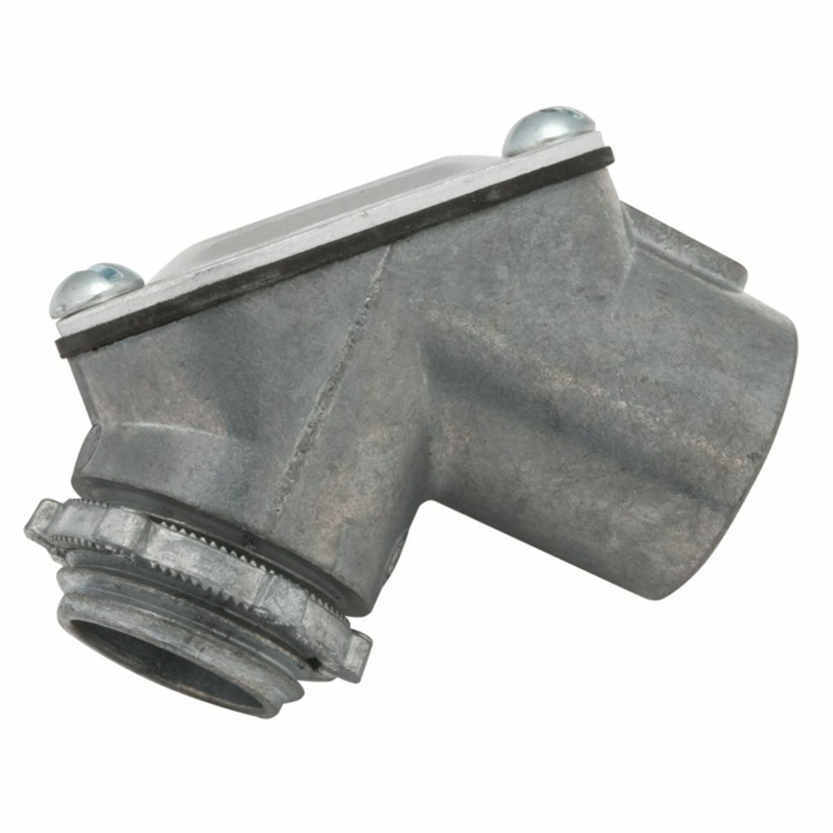 90 Degrees Threaded Handy Ells Male-Female Die Cast Zinc, 1/2 In. TradeSize