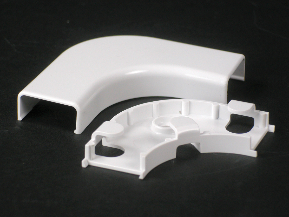 NM FLAT ELBOW FO/CAT5 2800 IVORY