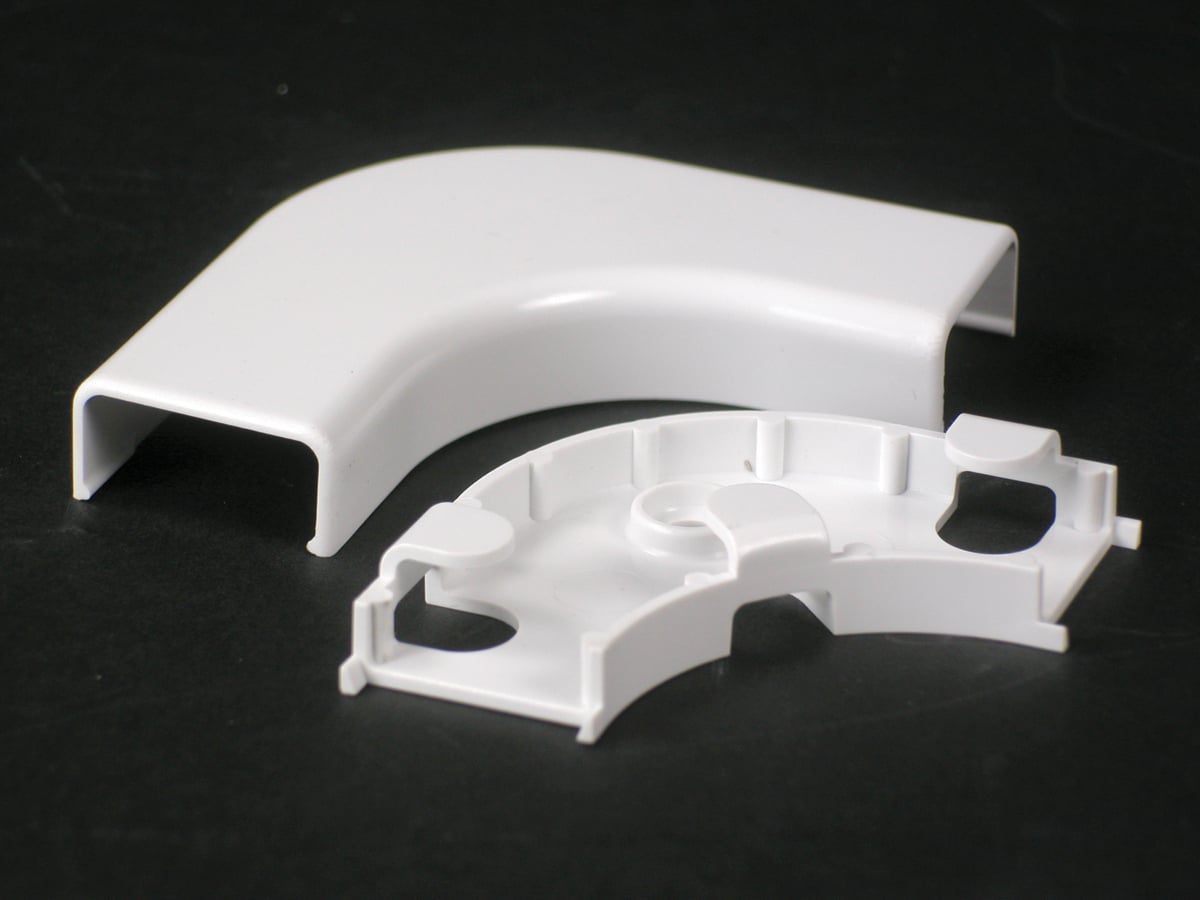 NM FLAT ELBOW FO/CAT5 2800 WHITE