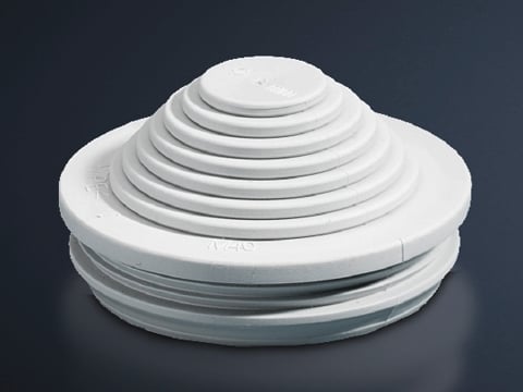 Stepped collar, For wall thicknesses from 1.5 to 4.5 mm