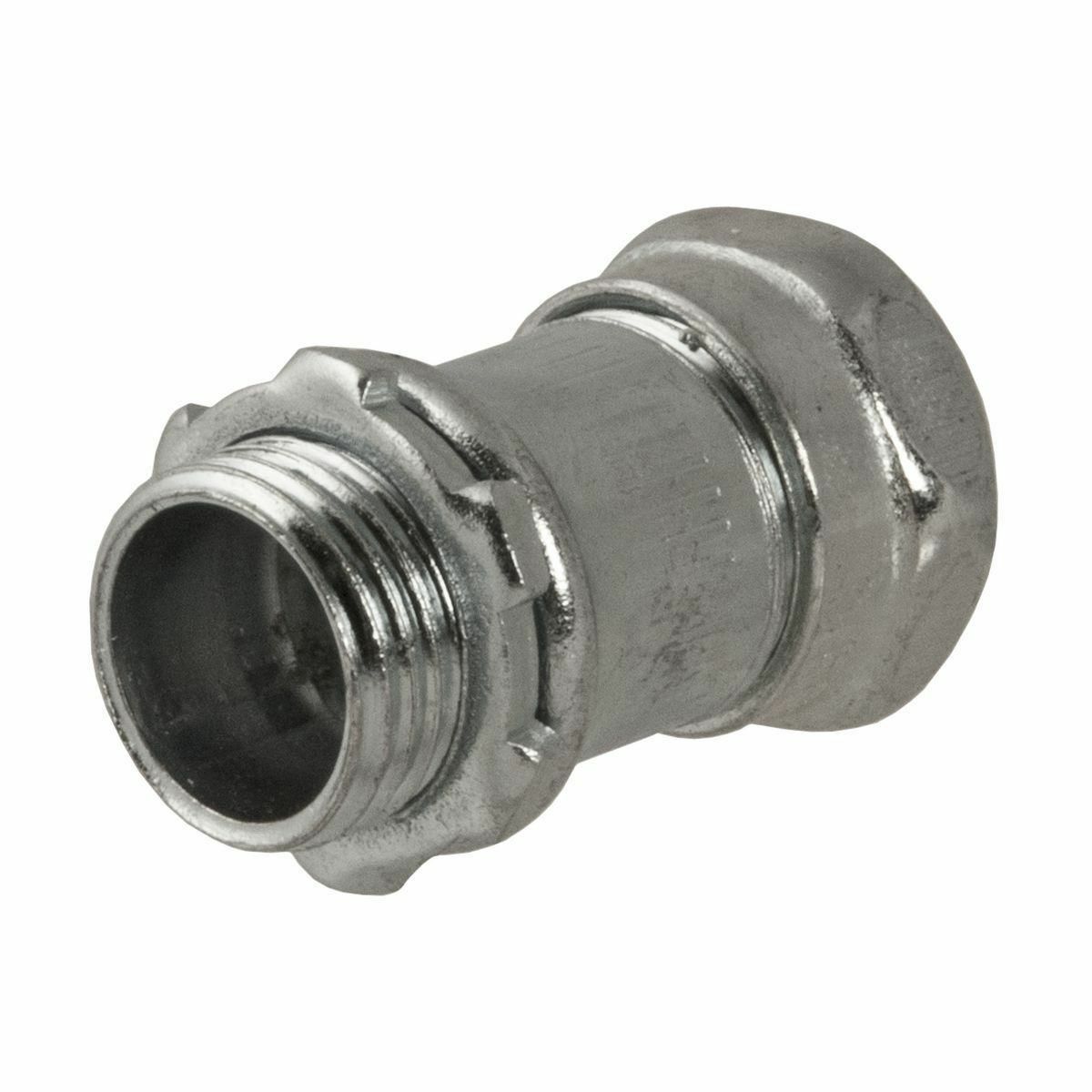 COMPRESSION CONNECTOR, UNINSULATED, STEEL, 1-1/2 IN. TRADE SIZE