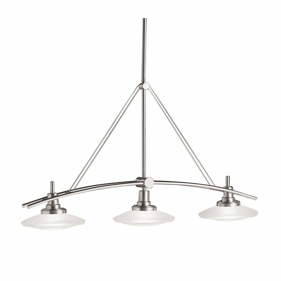 Linear Chandelier 3Lt Halogen