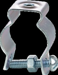 Conduit Hanger with Bolt and Nut, Fits 1" EMT or 1" Rigid/IMC, Zinc Plated