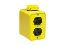 (2)DUP 5-20R PORTBLE OUTLET BX