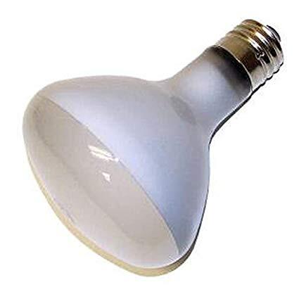 GE, 300R/FL, 300 WTT, 130 V, 3465 LM, 5 IN Diameter, 6.56 IN Length, Medium Screw (E26) Base, 2000 HR Average Life
