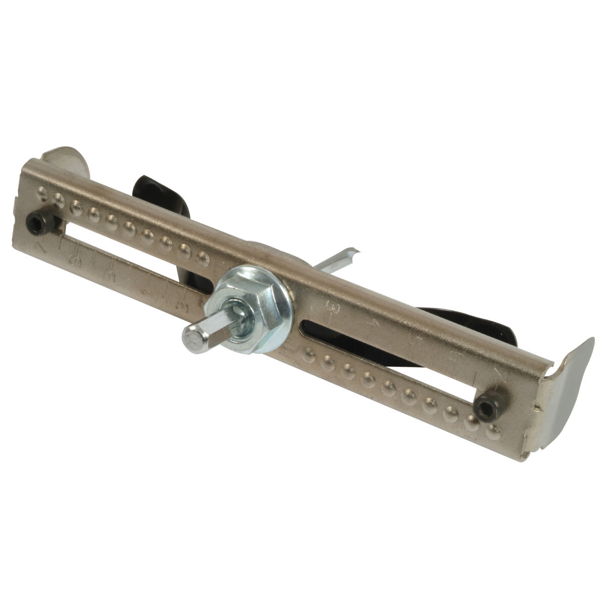 Quickest, most affordable way to cut perfect holes in ceiling tile.     Cuts clean, precise holes that ensure no light leakage or poor-fitting.     Installations.     Self-sharpening, carbide-sprayed cutting tips can cut dozens of holes.     in very abrasive materialsand still stay sharp.     Stabilizer spring balancescutting forces and offers more control of the tool when drilling drywall.     Dedicated arbor and pilot drill eliminates changeover time.     Fits a 3/8 IN drill chuck and can be used with a cordless drill.     Included dust shield helps eliminate flying dust and debris. Quickest, most affordable way to cut perfect holes inceiling tile.     Cuts clean, precise holes that ensure no light leakage or poor-fitting installations.     Self-sharpening, carbide-sprayed cutting tips can cut dozens of holes in very abrasive materials and still stay sharp.     Stabilizer spring balances cutting forces and offers more control of the tool when drilling drywall.     Dedicated arbor and pilotdrill eliminates changeover time.     Fits a 3/8 IN drill chuckand can be used with a cordless drill.     Included dust shield helps eliminate flying dust and debris.