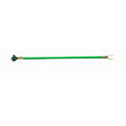 Grounding Tail, Connection: #10 Fork And #10 Ring And Ground Screw, Wire Size: 12 AWG, Green, Wire Type: Stranded, 7-3/4 IN Length, Package: 100/Bundle, C/US UL Listed, Ensures Compliance With NEC Standards, RoHS Compliant, For Device Grounding Applications