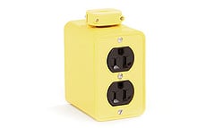PORT OUTLET BOX W/5-15DPX