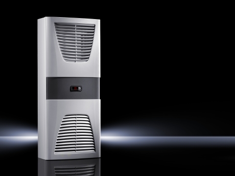 TopTherm air/air heat exchanger, Wall-mounted with controller, color: RAL 7035, supply includes: Complete unit ready for connection, Plug-in terminal strip, Floating fault signal contact in case of overtemperature