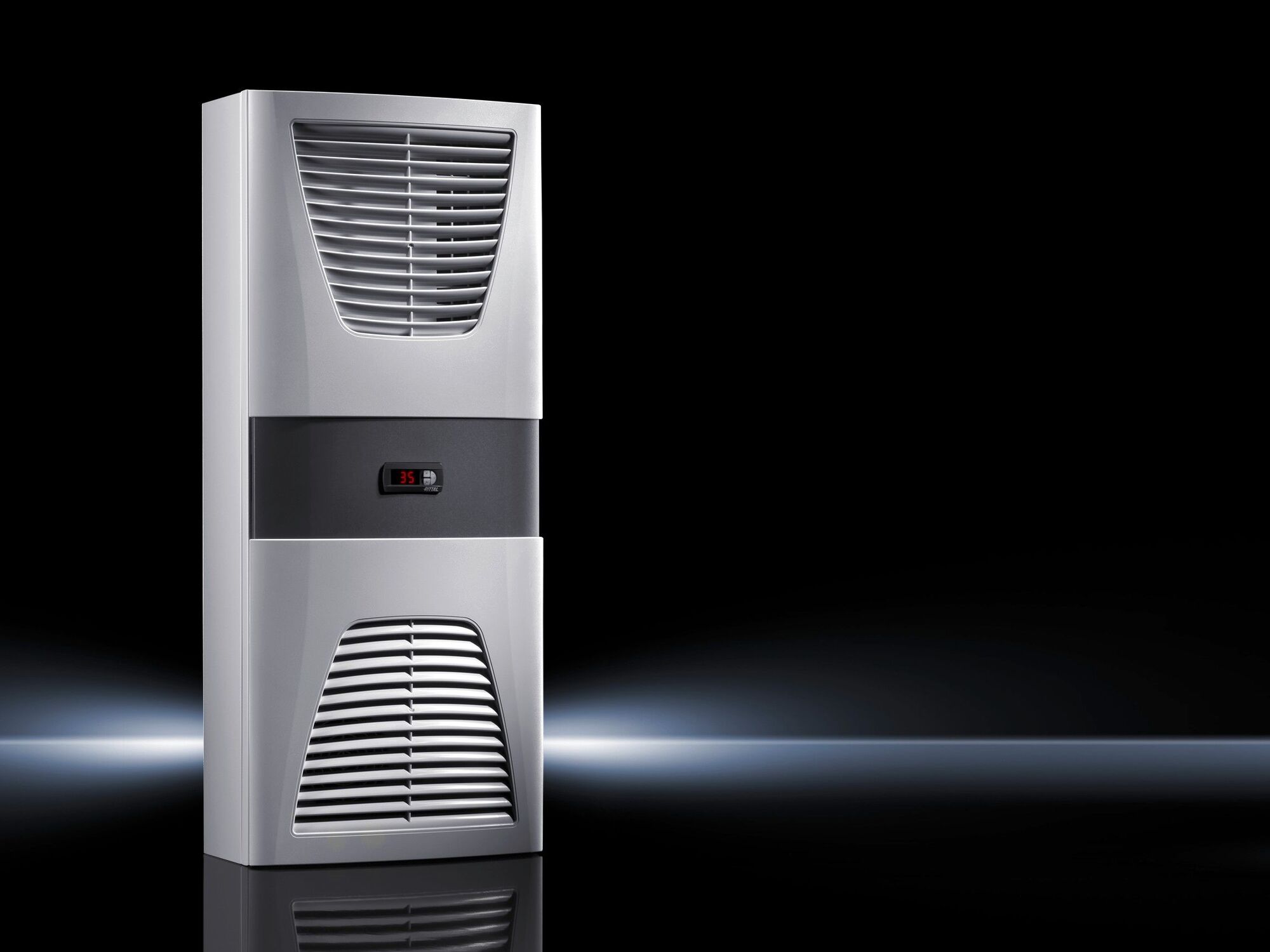 SK Air/Air heat exchanger TopTherm, wall-mounted with controller, 60 W/K, 230 V, 1PH, 50/60 Hz, WHD: 400 x 950 x 225 mm