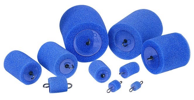 Foam Carrier, Conduit Size: 1-1/2 IN, Package: 2/Bag, RoHS Compliant, For Use With Any Type Of Blower Or Vacuum System