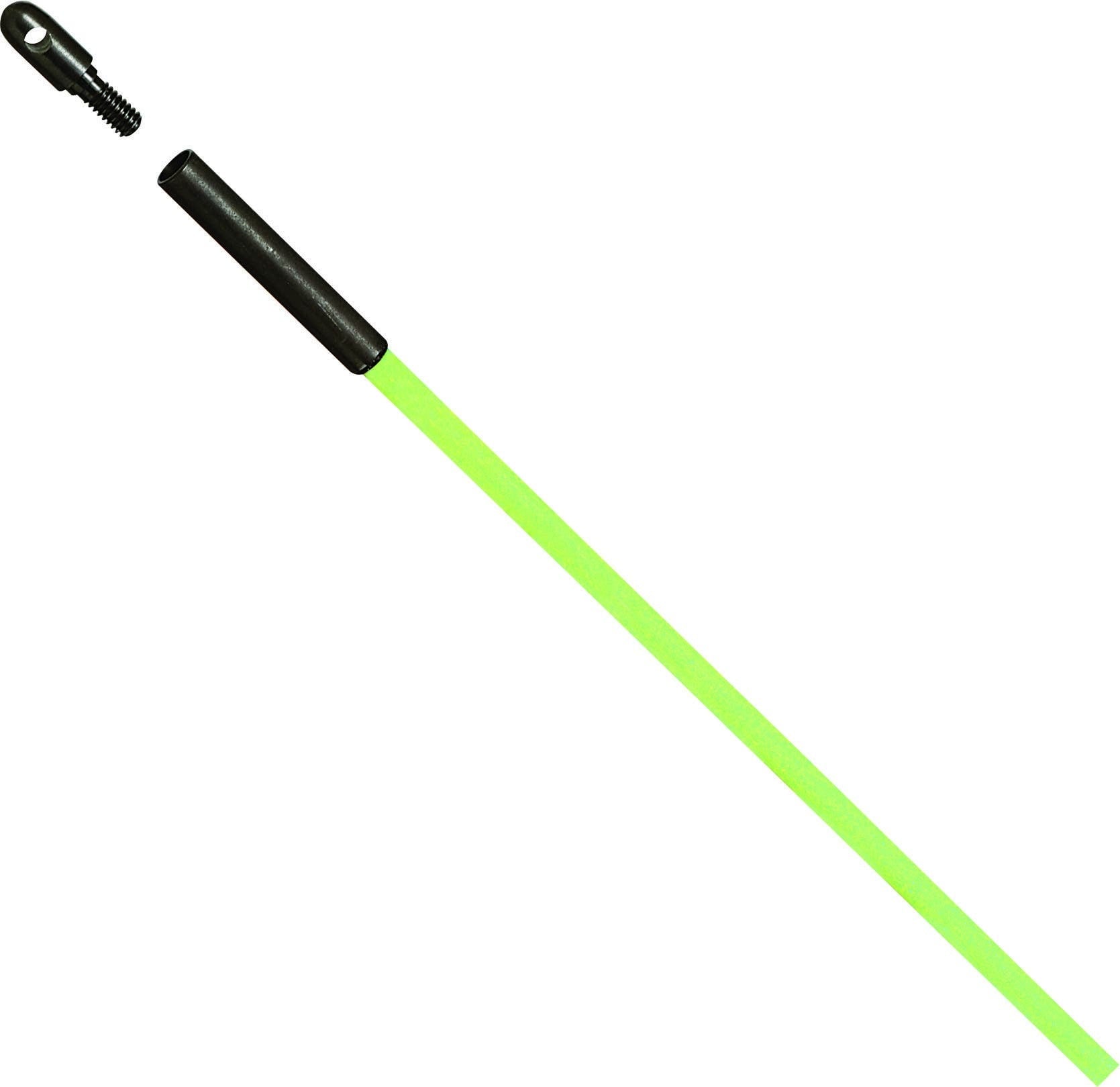 Tuff-Rod Extra Flex Glow Fishing Pole Kit, Size: 3/16 IN, 30 FT Length, Pale Green, Fiberglass Rod, Use To Reach And Pull Wires Over Suspended Ceilings, In Cable Trays Or Through Interior Walls