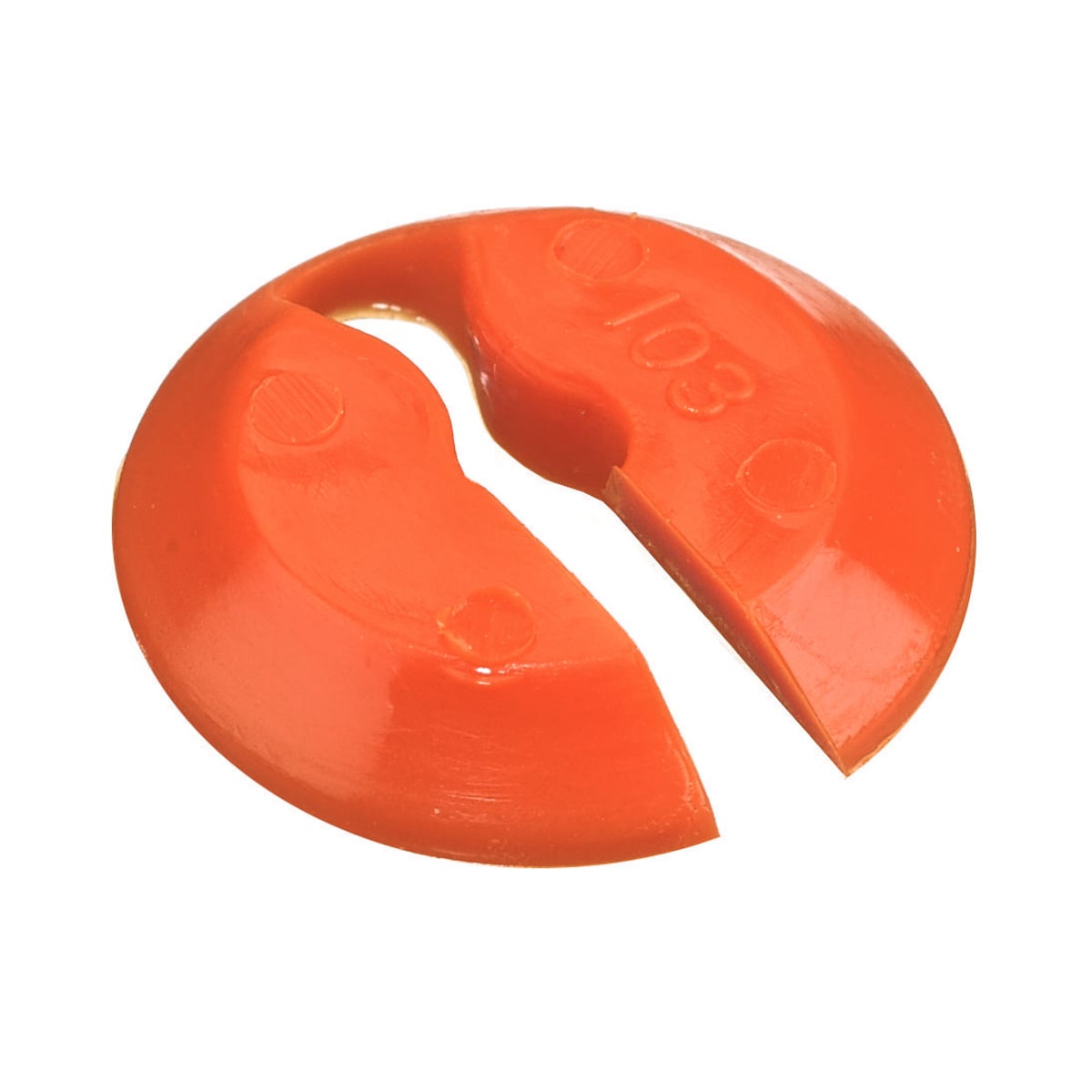Kellems Wire Management, Cord Connector Accessories, Replacement Gotcha-Ring, .125-.187", Orange.