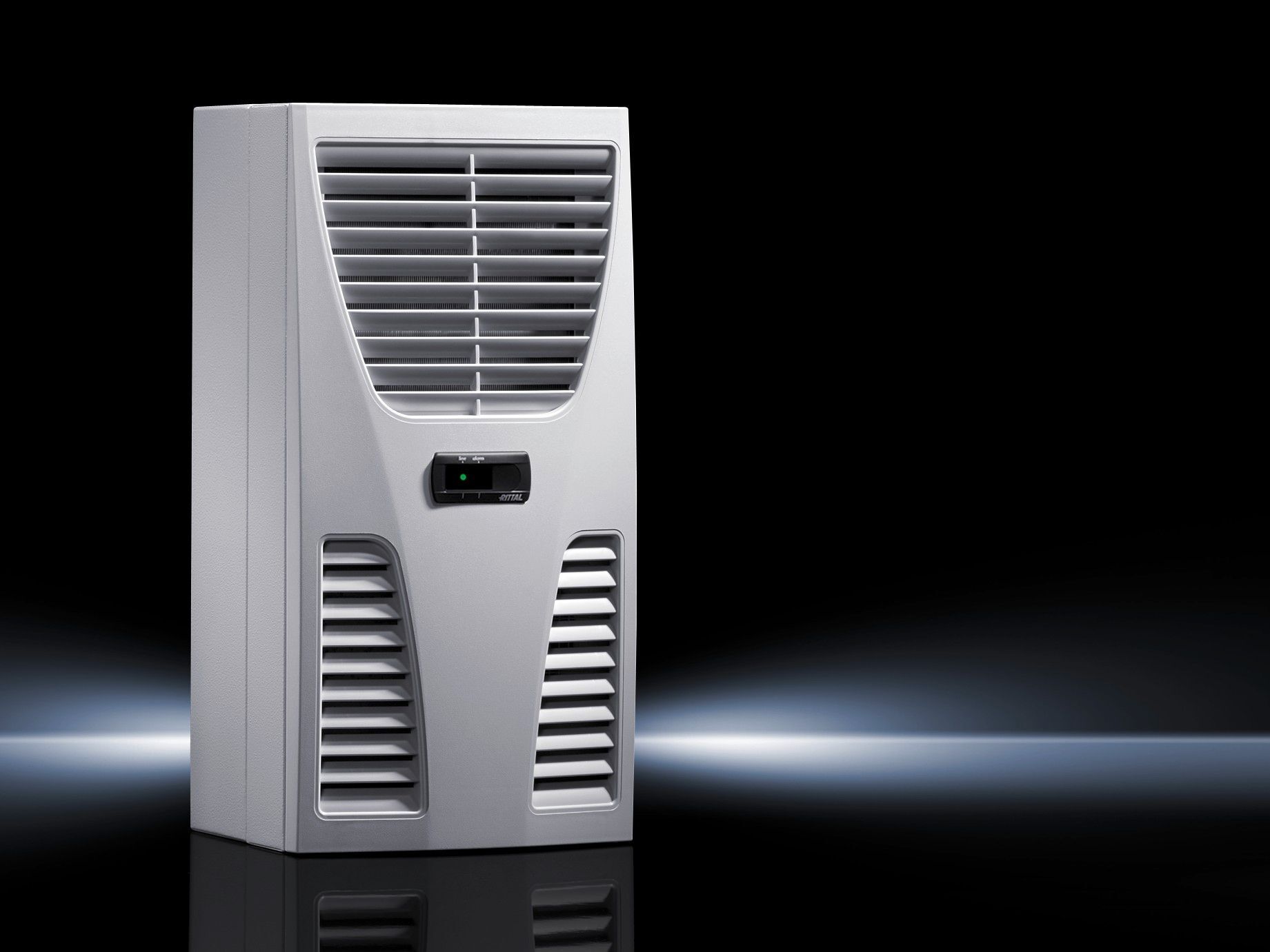 SK cooling unit TopTherm, wall-mounted, 0.38 kW, 115 V, 1PH, 60 Hz, carbon steel, WHD: 280 x 550 x 140 mm