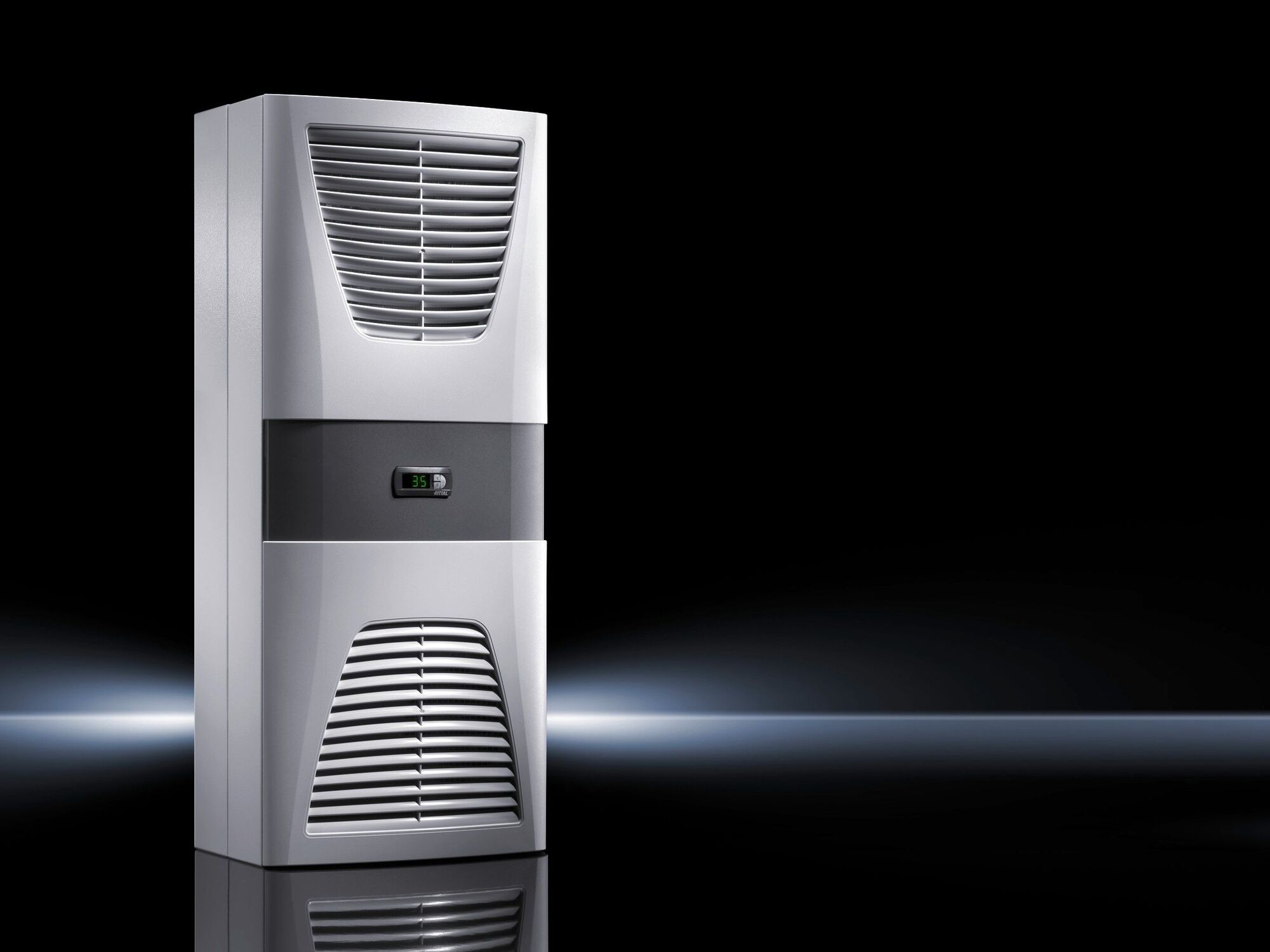 SK cooling unit Blue e, wall-mounted, 1.1 kW, 400-460 V, 3PH, 50/60 Hz, carbon steel, WHD: 400 x 950 x 260 mm