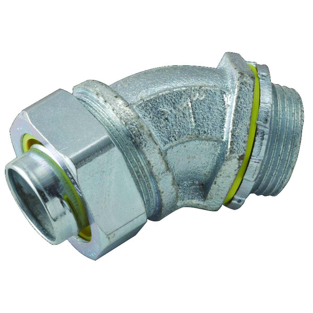 45 Degrees Uninsulated Connectors Steel/Malleable Iron, 1-1/2 In. TradeSize