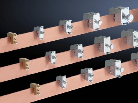 Conductor connection clamps