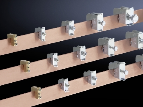Conductor connection clamps