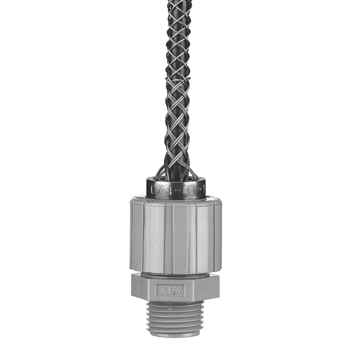 Kellems Wire Management, Deluxe Cord Grips, Straight Male, Non-Metallic, .625-.750", 3/4" with Mesh