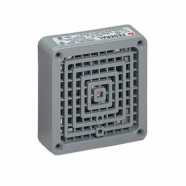 Vibratone Horn 12VAC -  Coded or sustained tones. Available in 12VAC, 24VAC, 120VAC and 240VAC. Produces 100 dBa at 10 feet (110 dBa at 1m). Surface or flush mounting options. Type 4X when installed with Panel Mount Gasket Kit or Weatherproof Backbox (Model WB), Type 4X and Type 12 when installed with Surface Mount Trim Ring (Model TR). CSA Certified. UL and cUL Listed.