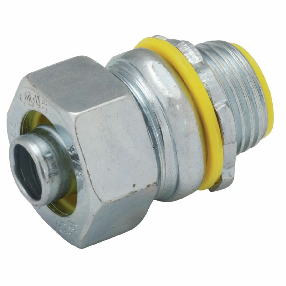 Straight Insulated Connectors Steel/Malleable Iron, 1-1/2 In. Trade Size
