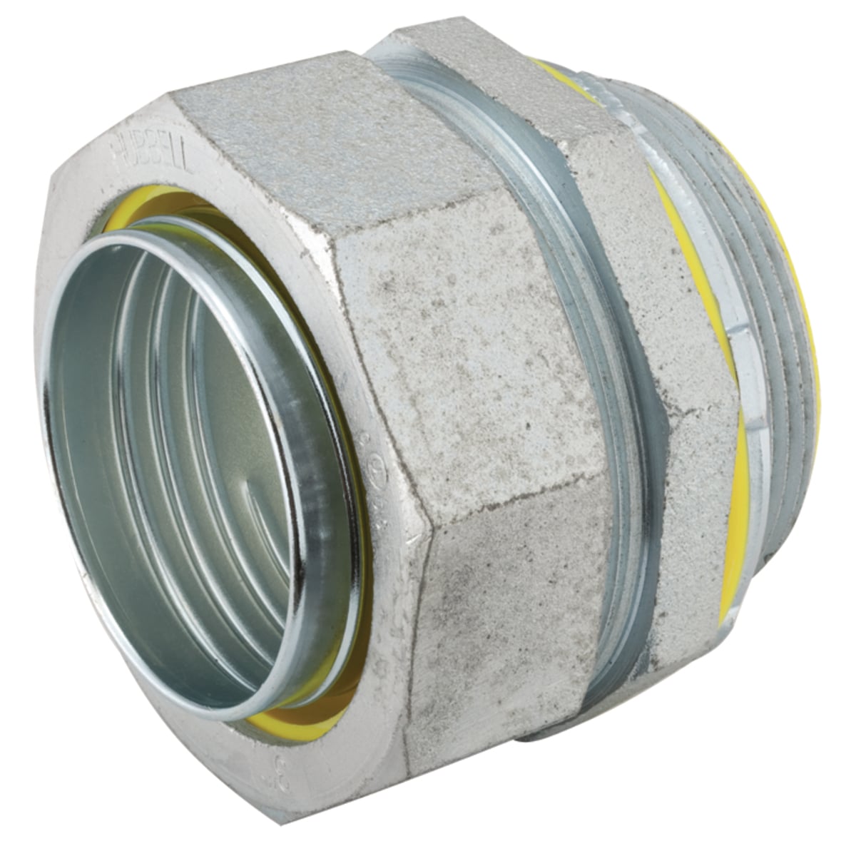 Straight Insulated Connectors Steel/Malleable Iron, 3-1/2 In. Trade Size