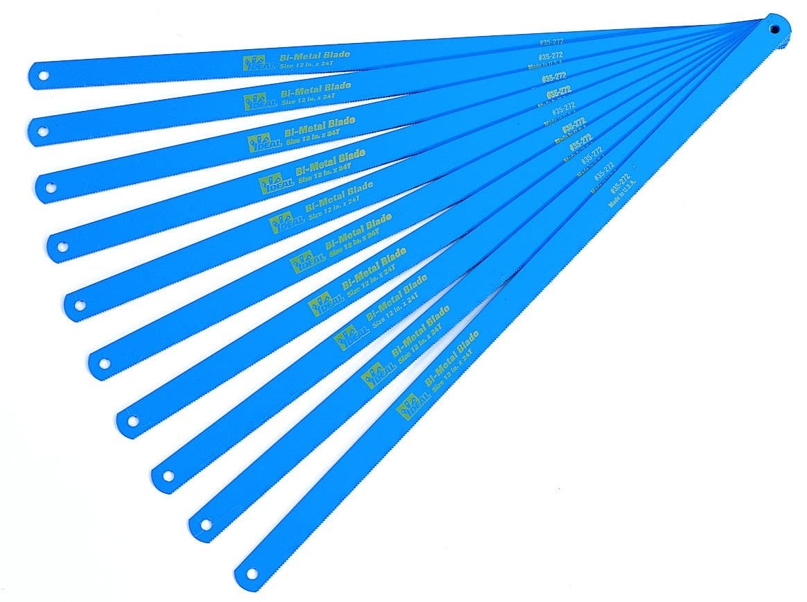 IDEAL, Blade, Hacksaw, Length: 12 IN, Teeth Per Inch: 32 TPI, Material: Bi-Metal