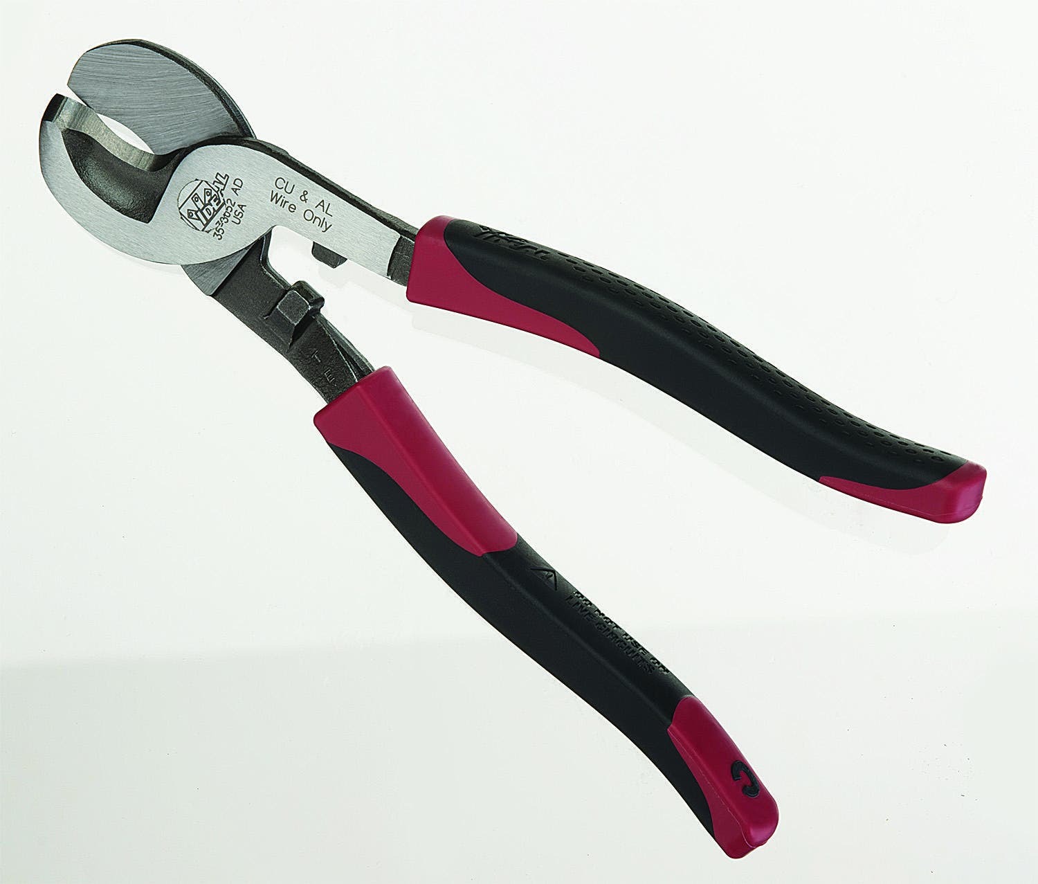 LASERedge Smart-Grip Cable Cutter, Vinyl-Coated, Heavy-Duty Comfort-Grip Handle, Cable Size: 2/0 Copper, 4/0 Aluminum, 9-1/2 IN Length, For Cutting 2/0 Copper And 4/0 Aluminum