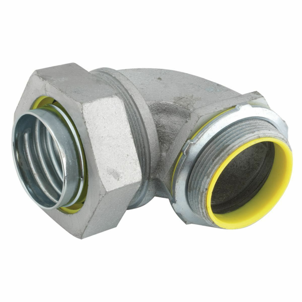 90 Degrees Insulated Connectors Steel/Malleable Iron, 2-1/2 In. TradeSize