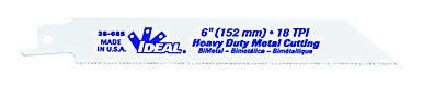 IDEAL, Blade, Reciprocating, Width: 3/4 IN, Thickness: 050 IN, Length: 12 IN, Teeth Per Inch: 10/14 TPI, Material: Bi-Metal, Teeth Type: High-Speed Steel, Blade Back: Taper