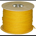 Pull Rope, 3/16 in. x 300 ft. cable size, 72 lb. load, Light Weight and Strong Construction, Polypropylene, Yellow