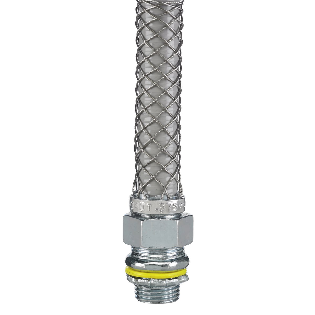 Kellems Wire Management, Liquidtight System, Straight, 1 1/4", Non-Insulated with Mesh