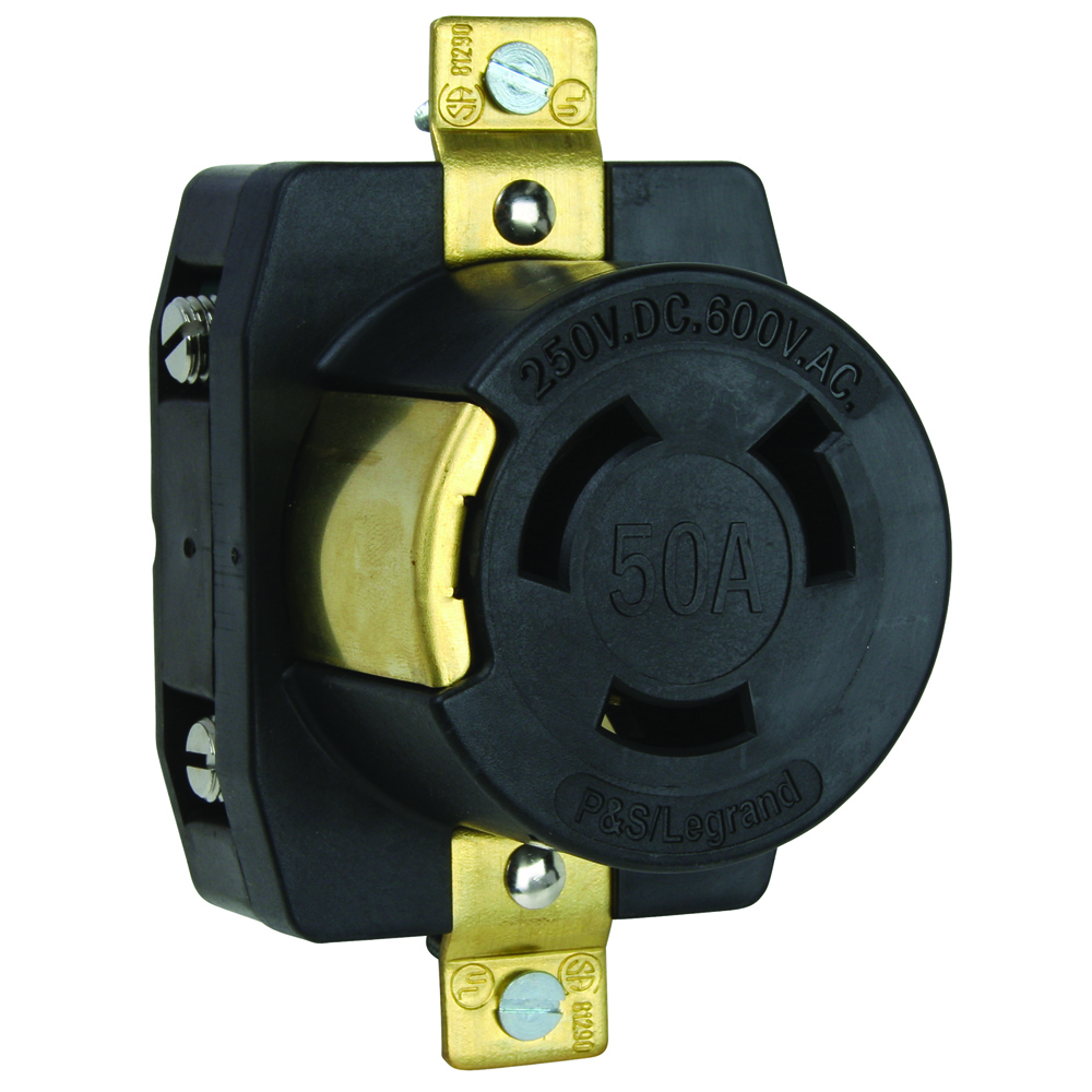 2pole 3wire 600volt Ac 250volt Dc Receptacle