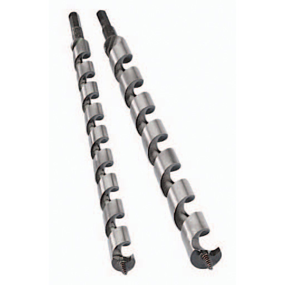 Nail Eater Extreme Impact Bit 9/16" (14.3 mm) x 18".  Quickly bore through creosoted and salt-treated utility poles.  Resists wear, eats through nails and staples.  Self-feeding screw point draws the bit through the wood.  7/16 IN hex shank to fit impact drivers.