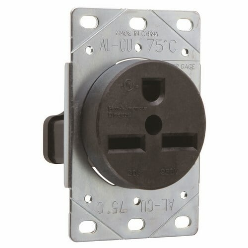 Straight Blade Receptacle 2pole 3wire 30amp 250v