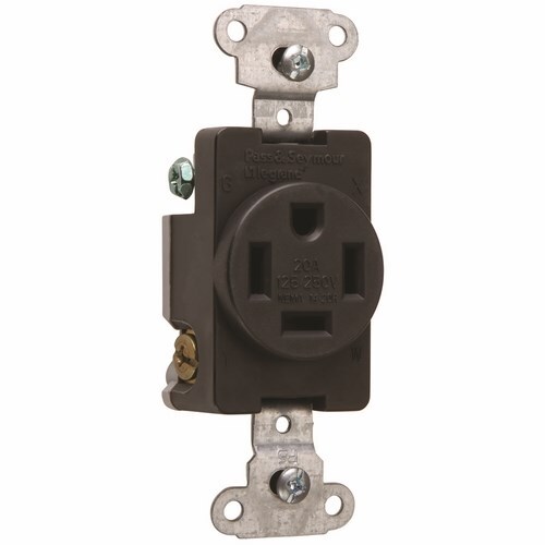Straight Blade Receptacle 3pole 4wire 20amp 125v