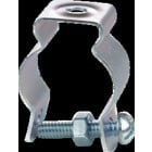 Conduit Hanger with Bolt and Nut, Fits 1/2" EMT or 3/8 to 1/2" Rigid/IMC, Zinc Plated