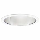 6" Trim Full Reflector - Socket Supporting White Trim with Clear Specular Reflector Incandescent