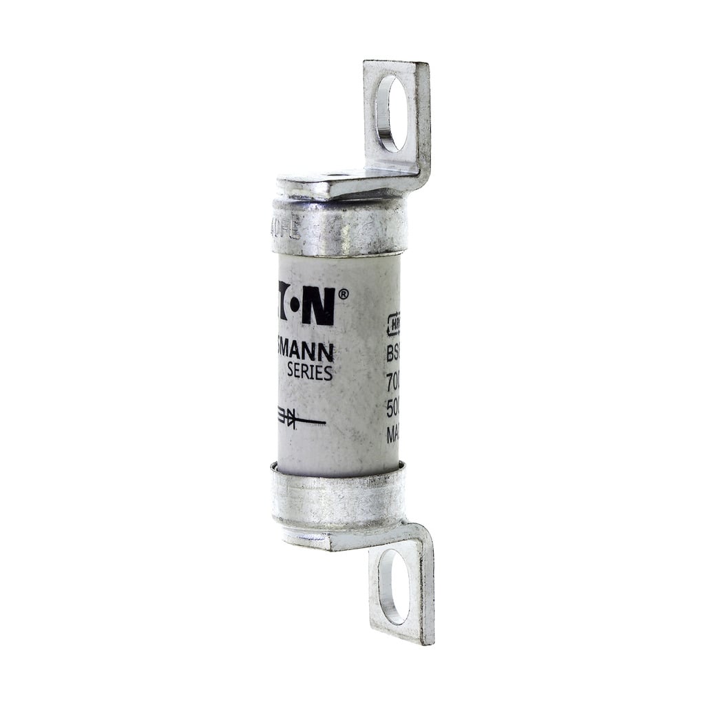Eaton Bussmann series high speed British standard fuse, Single barrel, 40A, 690 VAC/500 VDC (IEC), 700 VAC/500 VDC (UL), Class aR, Breaking capacity 200 kA RMS Sym., 50 kA DC at 500 VDC