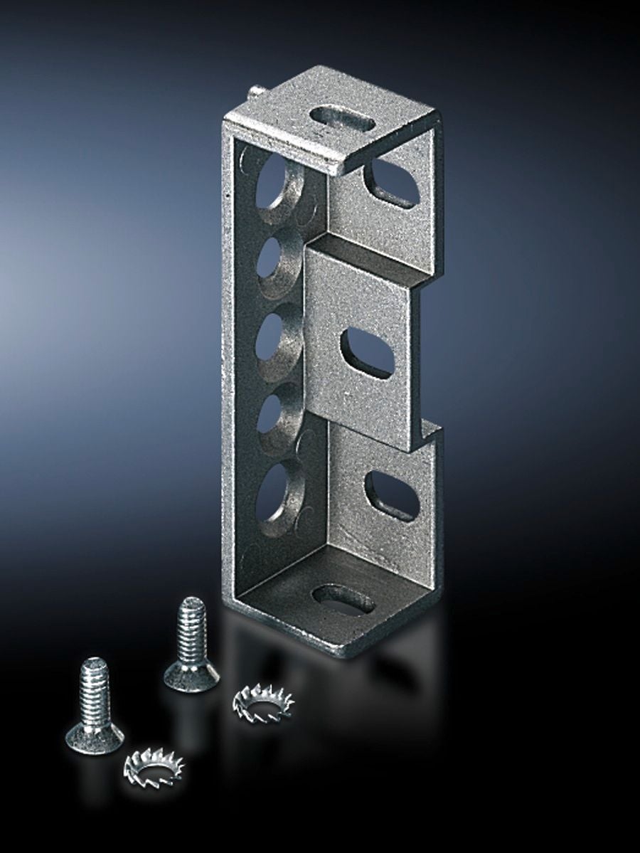 SZ Support bracket, for fastening of PS mounting rail 23x23 mm, PS punched rail 23x23 mm, via adaptor rail for PS compatibility