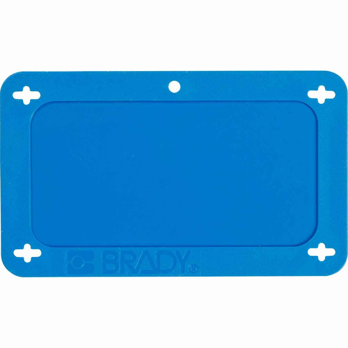 BLANK BLUE UTILITY TAG 1.5 X 3