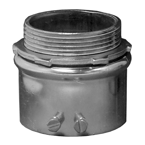 Features:2 3/16IN Dia X 2 3/8IN Length, 5/8 IN Thread Length, Concretetight, Standard:UL 514B, CSA C22.2, NEMA FB-1, Size:2IN, Connection:Male NPS Thread, Material:Steel, Finish:Zinc Electro Plated