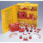 IDEAL, Lockout Or Tagout Station, Industrial, Size: 16 IN Height X 14 IN Width X 6 IN Depth, Number Of Pieces: 34, Includes: (2) 44-810 Hinged Single-Pole Breaker Lockouts, (2) 44-809 Universal Single-Pole Breaker Lockouts, (2) 44-785 Cleat For Universal Single-Pole Lockouts, (2) 44-783 Universal Multi-Pole Breaker Lockouts, (1) 44-807 1 Number 480/600V Breaker Lockout, (1) 44-786 Cleat For 480/600V Breaker Lockout, (1) 44-789 Wall Switch Lockout, (3) 44-800 1 IN Safety Lockout Hasps, (4) 44-916 Red Safety Padlocks, (1) 44-818 100V Small Plug Lockout, (1) 44-819 220/550V Plug Lockout, (10) 44-849 Lockout Tags Do Not Operate, (1) 44-824 Gate Valve Lockout - 1 IN To 2-1/2 IN, (1) 44-825 Gate Valve Lockout - 2-1/2 IN To 5 IN, (1)44-820 Ball Valve Lockout, (1) 44-774 Pnuematic Lockout