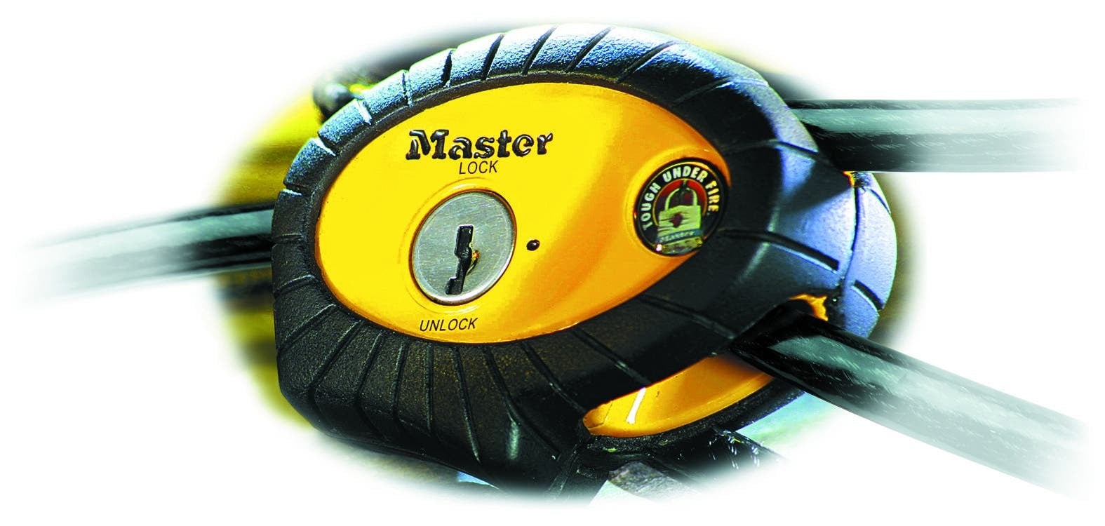 IDEAL, Kit, Python, Master Lock, Material: Steel Braided Cable, Aluminum Lock Body, Lock Type: Patented, Includes: 6 FT Cable-Keyed Different