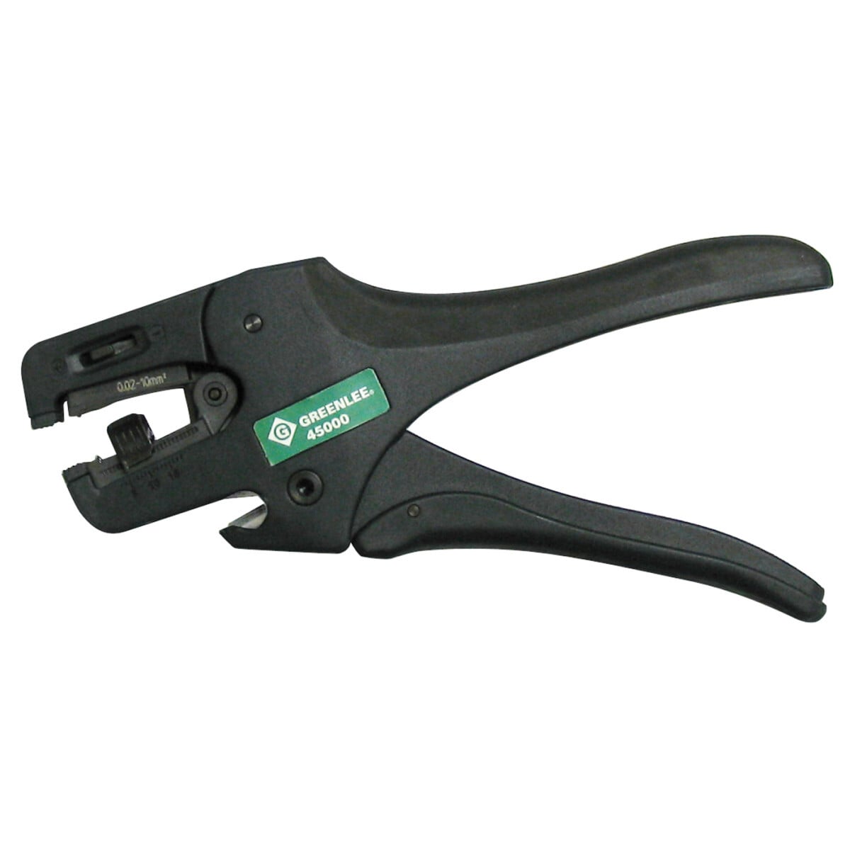 34 - 10 AWG (0.08 - 6 MM2) stripping capacity     .         12 AWG (4 MM2) solid, 10 AWG (6 MM2) stranded capacity     .         Strips and cuts flat and round cable     .         Self-adjusts to different wire gauges     .         Laminated steel blades minimize the risk of nicking conductors     .         Front entry jaws have an adjustable strip length guide     .         Lightweight reinforced nylon is chemical and corrosion resistant     .         Note: This is not an insulated tool     .
