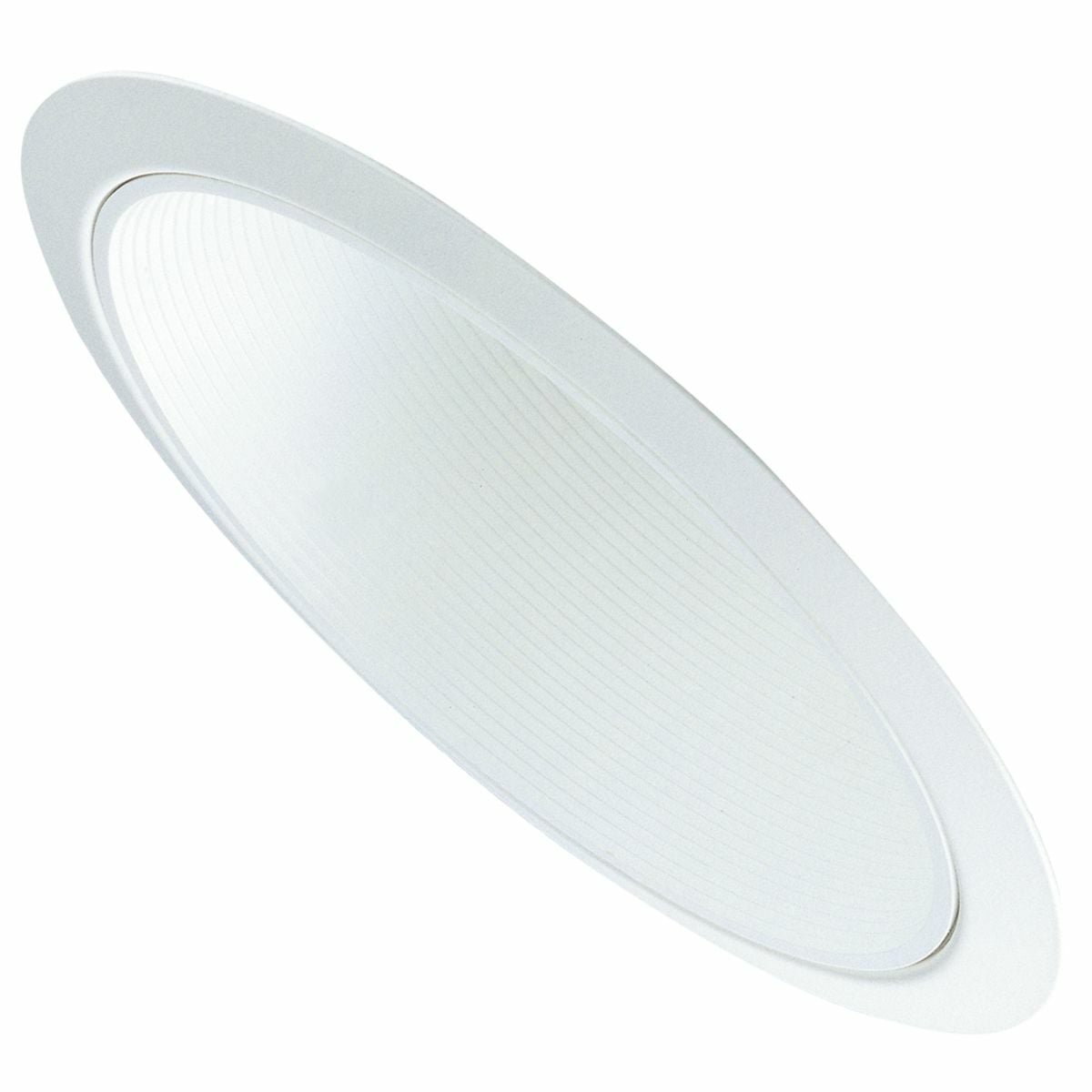 6" Trim Baffle Trim for Slope Ceiling White Trim with White Baffle